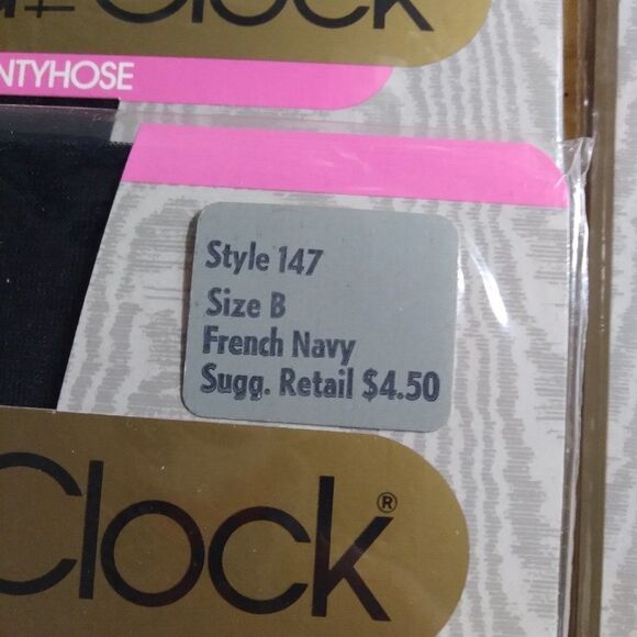 NWT DS Vintage Round the Clock Control Top Ultra Sheer Sandaltoe Pantyhose (3) - Picture 2 of 7